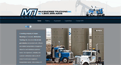 Desktop Screenshot of mckendreetrucking.com